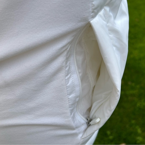 Lululemon Down for a Run Jacket in White Size 6 - Picture 12 of 16